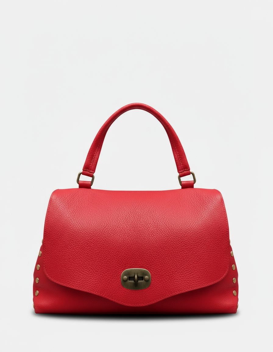 Amelia M - Borsa Postina in Vera Pelle - Made in Italy