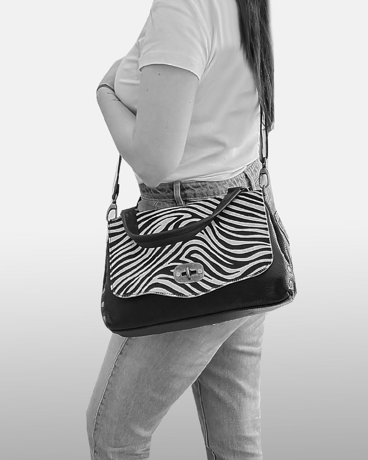 Amelia 33 Cavallino - Borsa Postina in Vera Pelle - Made in Italy