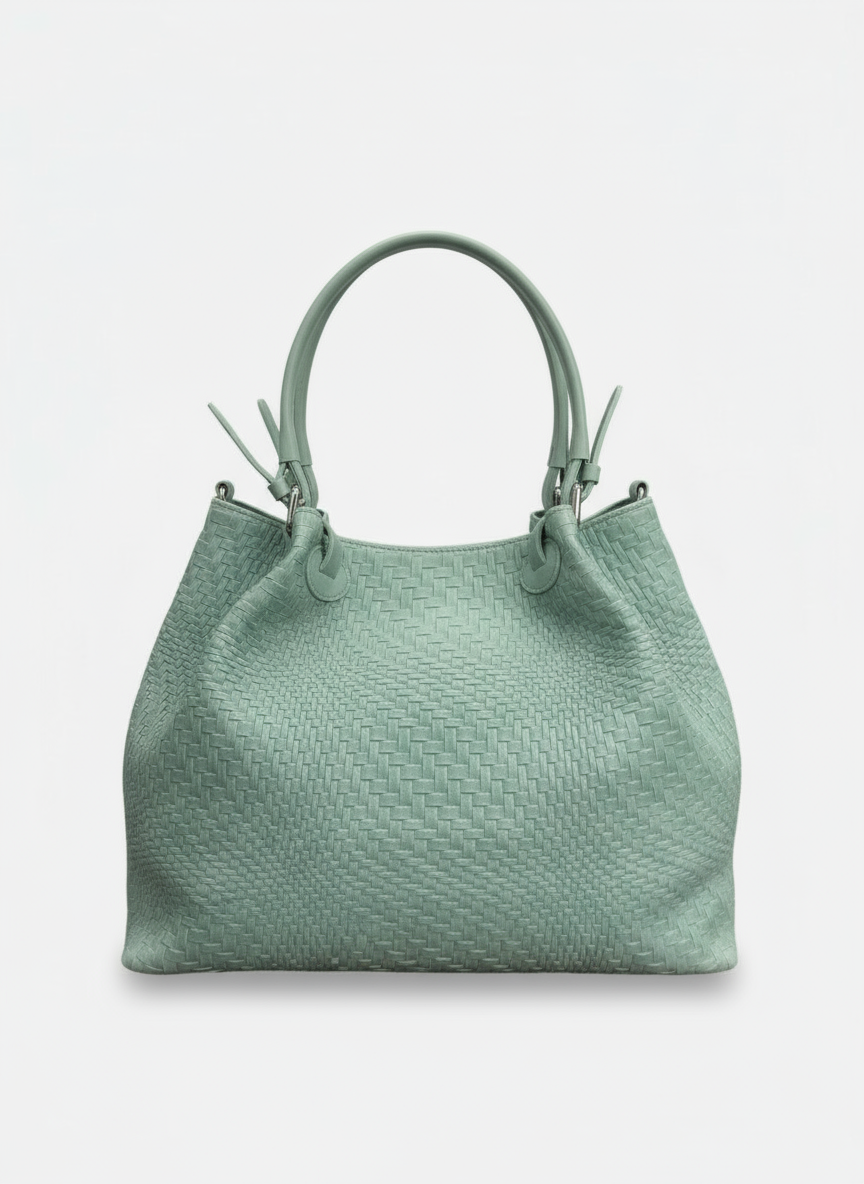 Maya - Borsa a spalla con tracolla in Vera Pelle - Made in Italy