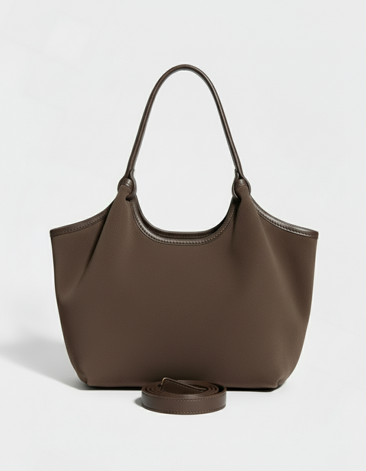 Laura - Borsa a mano con tracolla in Vera Pelle Scamosciata - Made in Italy - Le Borse di Forte dei Marmi