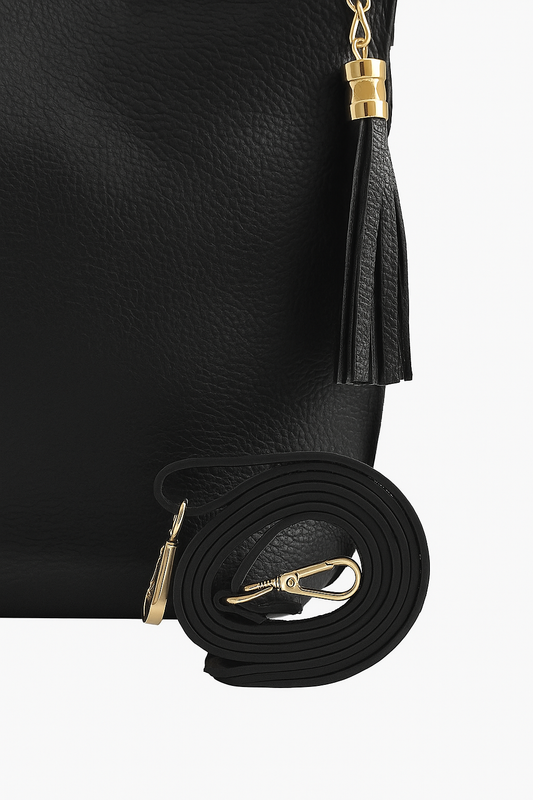 Alessia - Borsa a spalla con tracolla in VERA PELLE - Forte dei Marmi Collection