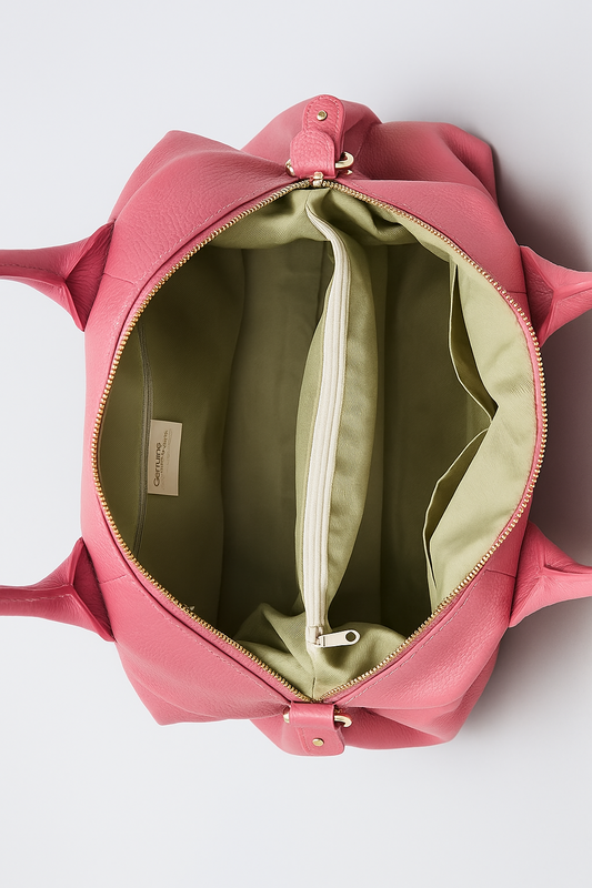 Adam - morbido Bauletto a mano con tracolla in Vera Pelle - Forte dei Marmi COLLECTION