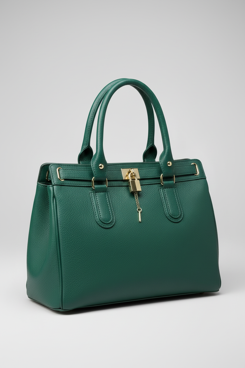 Stefania - Borsa a mano in vera pelle con tracolla - Made in Italy - Le Borse di Forte dei Marmi