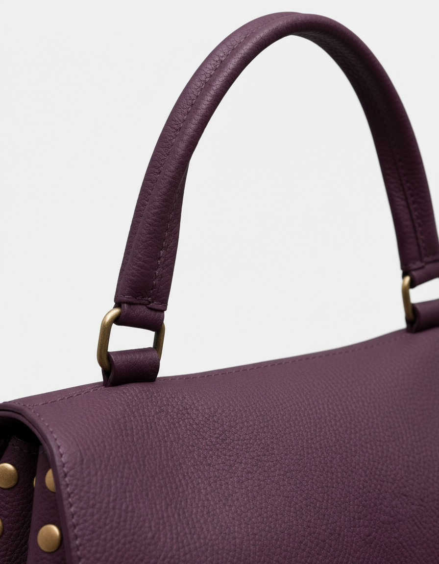 Amelia M  - Borsa Postina in Vera Pelle - Made in Italy