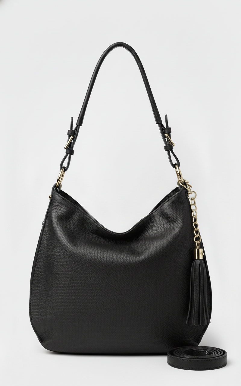 Alessia - Borsa a spalla con tracolla in VERA PELLE - Forte dei Marmi Collection