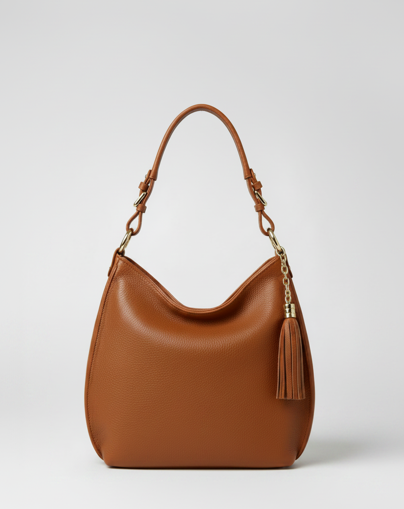 Alessia - Borsa a spalla con tracolla in VERA PELLE - Forte dei Marmi Collection