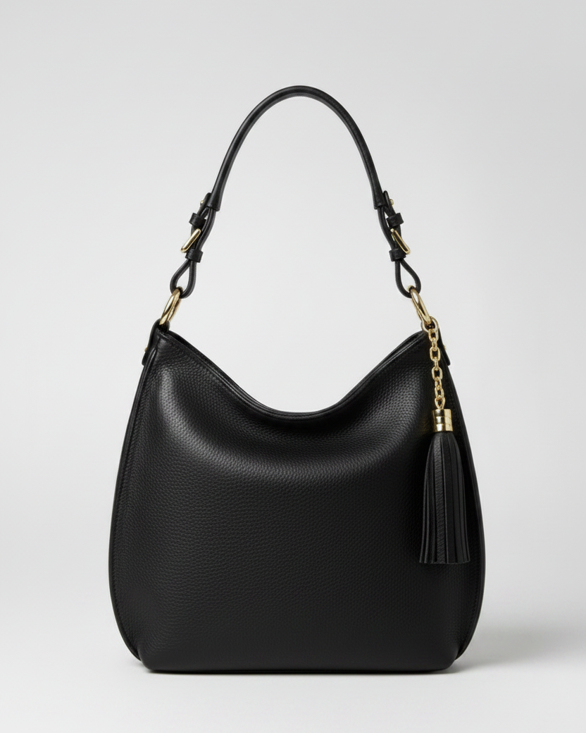 Alessia - Borsa a spalla con tracolla in VERA PELLE - Forte dei Marmi Collection