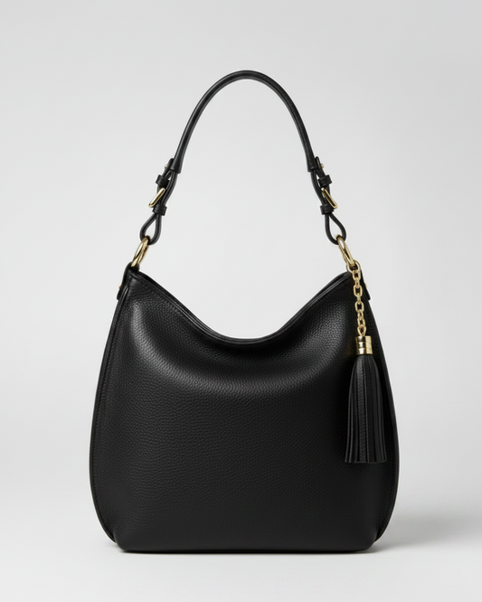 Alessia - Borsa a spalla con tracolla in VERA PELLE - Forte dei Marmi Collection
