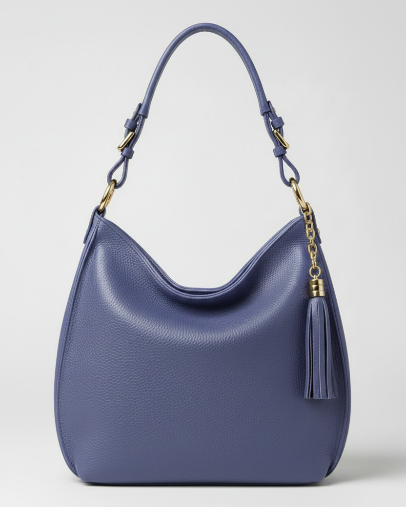 Alessia - Borsa a spalla con tracolla in VERA PELLE - Forte dei Marmi Collection