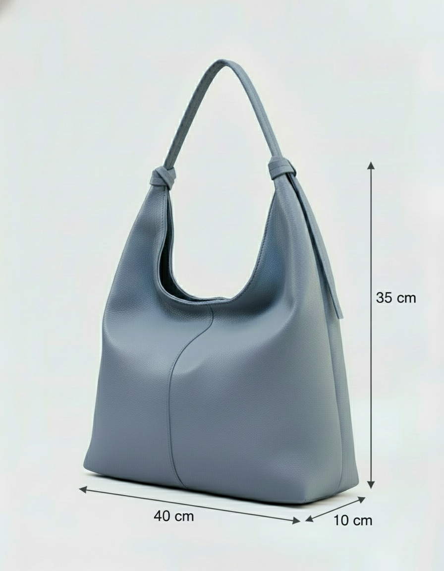 Chiara - Borsa a Spalla in Vera Pelle - Made in Italy - Le Borse di Forte dei Marmi