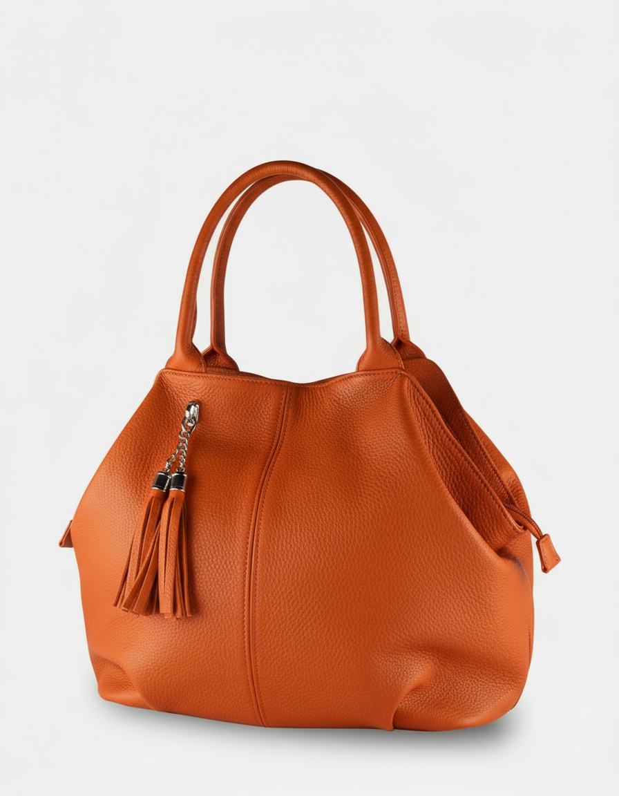 Chicca - Borsa a mano con tracolla in Vera Pelle - Made in Italy - Collezione Forte dei Marmi