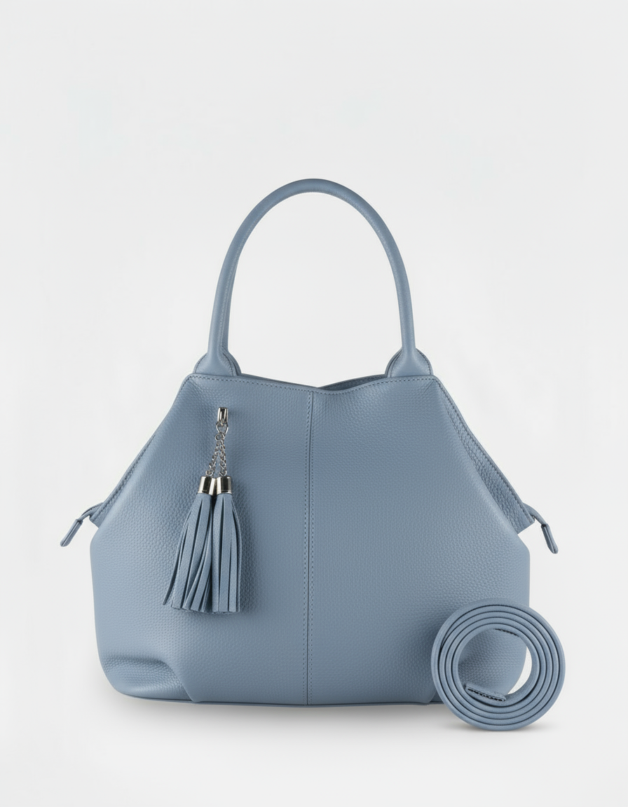 Chicca - Borsa a mano con tracolla in Vera Pelle - Made in Italy - Collezione Forte dei Marmi