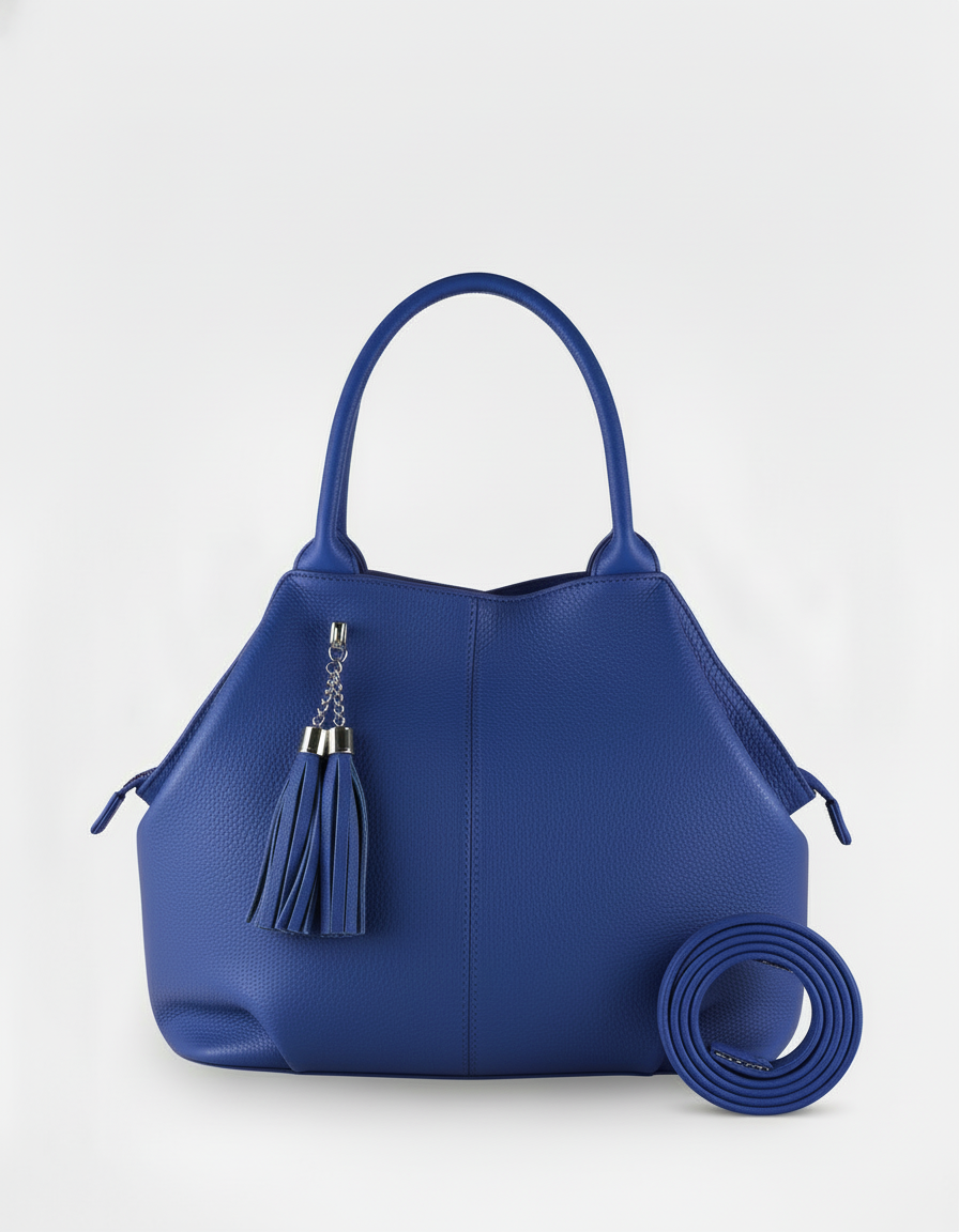 Chicca - Borsa a mano con tracolla in Vera Pelle - Made in Italy - Collezione Forte dei Marmi