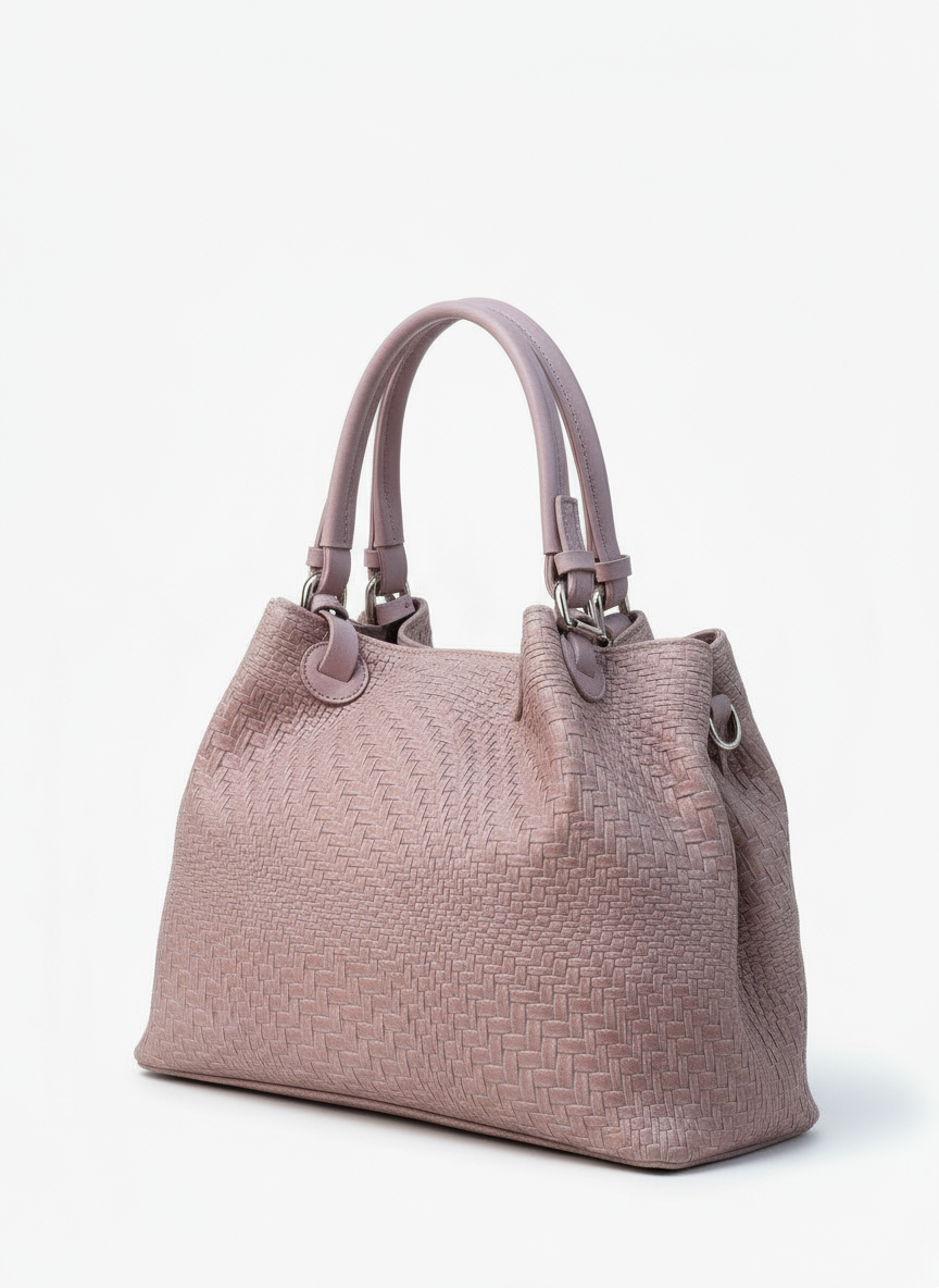 Maya - Borsa a spalla con tracolla in Vera Pelle - Made in Italy