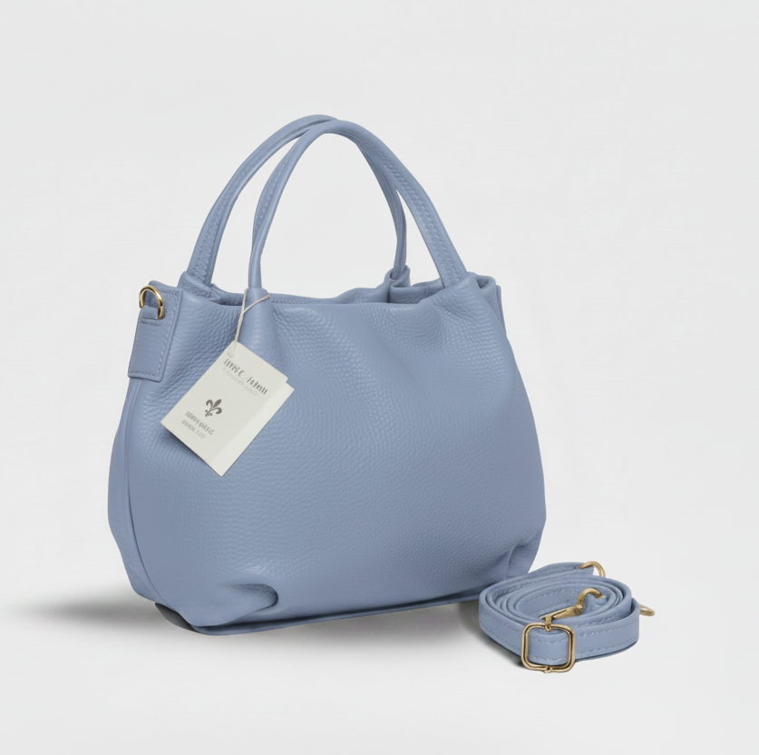 Marta - Borsetta in vera pelle con tracolla - Collezione Forte dei Marmi