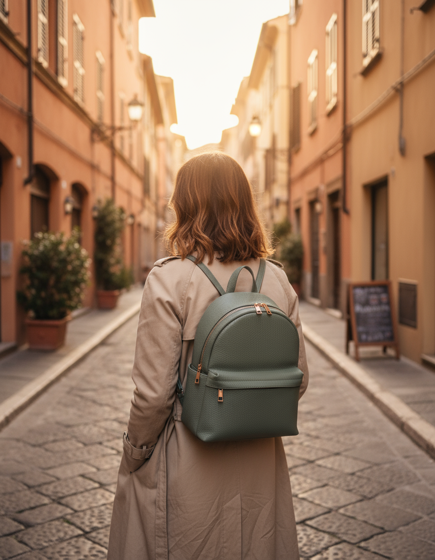 Patrick - Zainetto in Vera Pelle | Made in Italy - Collezione Forte dei Marmi