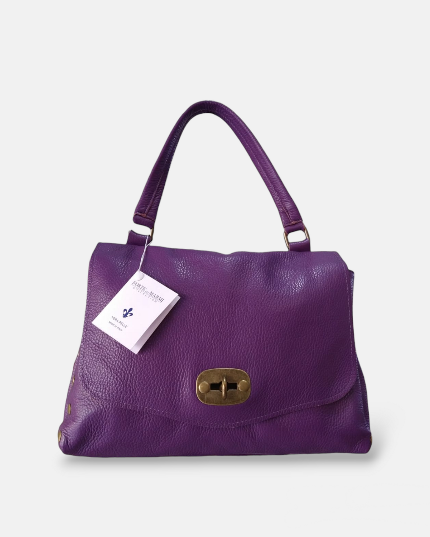 Amelia 33  - Borsa Postina in Vera Pelle - Made in Italy