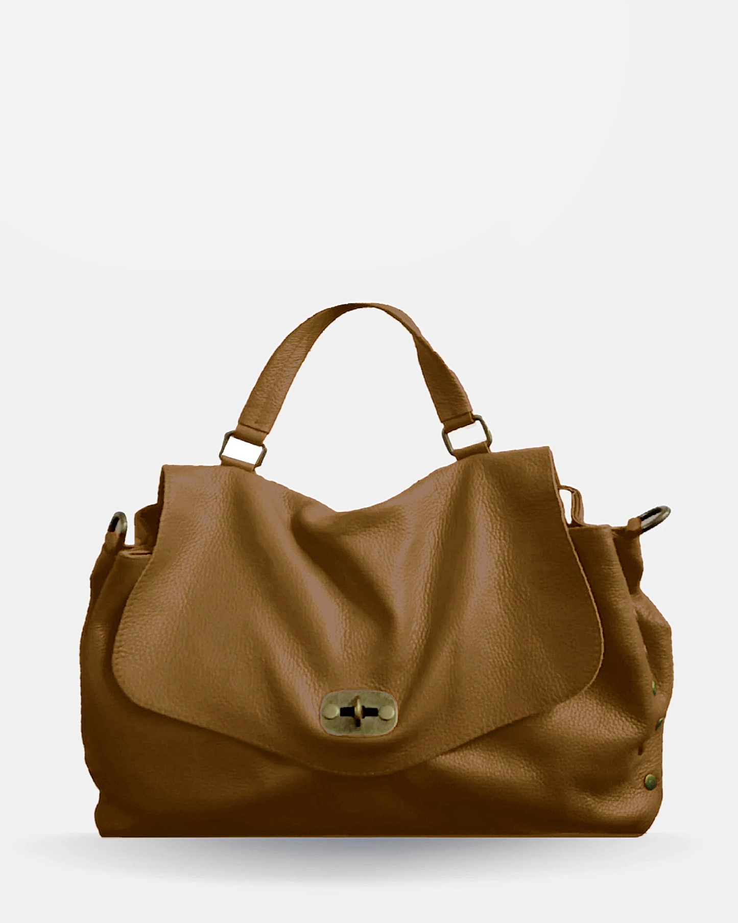 Amelia - Borsa Postina in Vera Pelle - Made in Italy