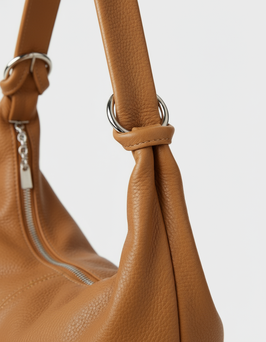 Nella - Borsa sacca in Vera Pelle Made in Italy - Le Borse di Forte dei Marmi