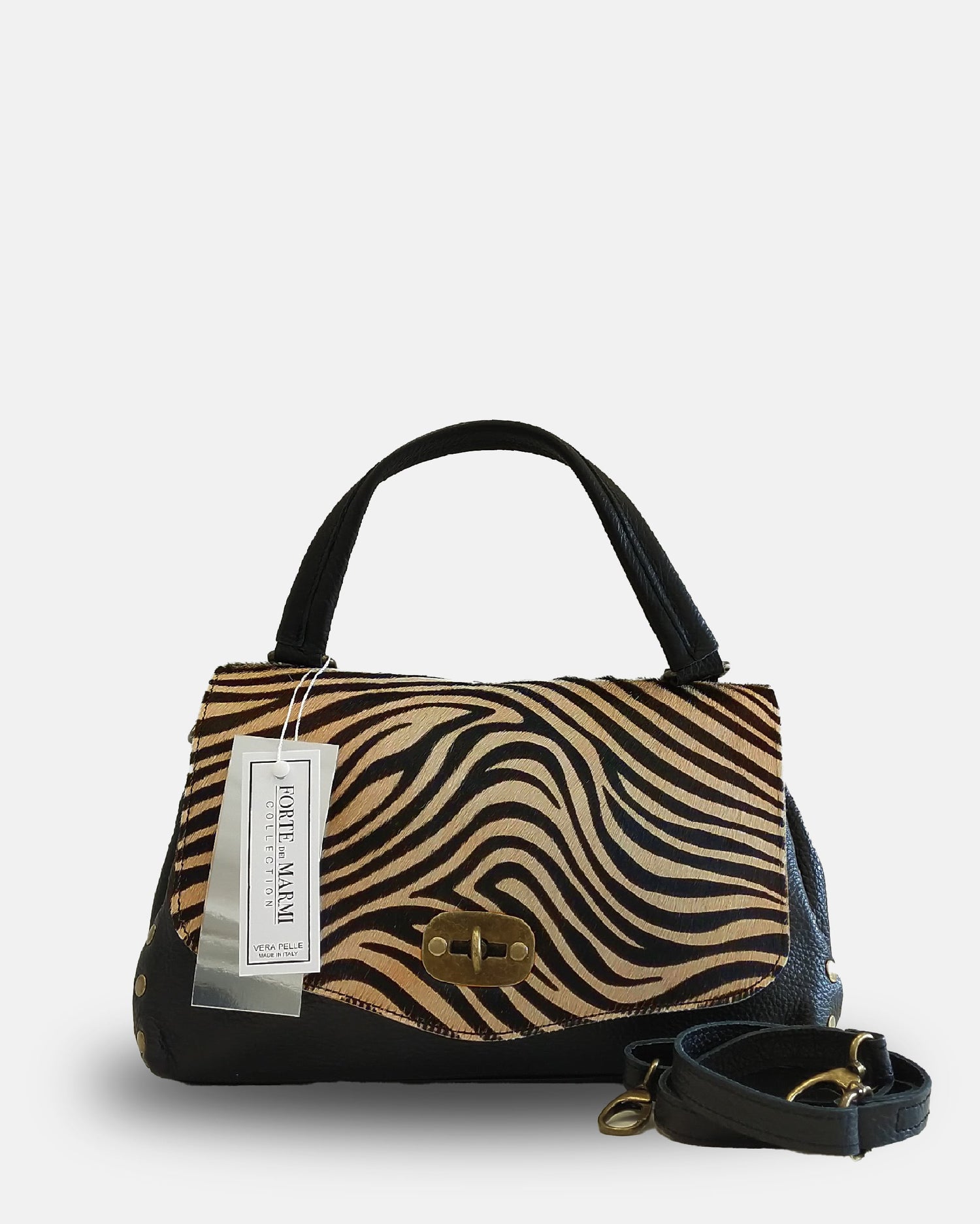 Amelia 33 Cavallino Borsa Postina in Vera Pelle Made in Italy