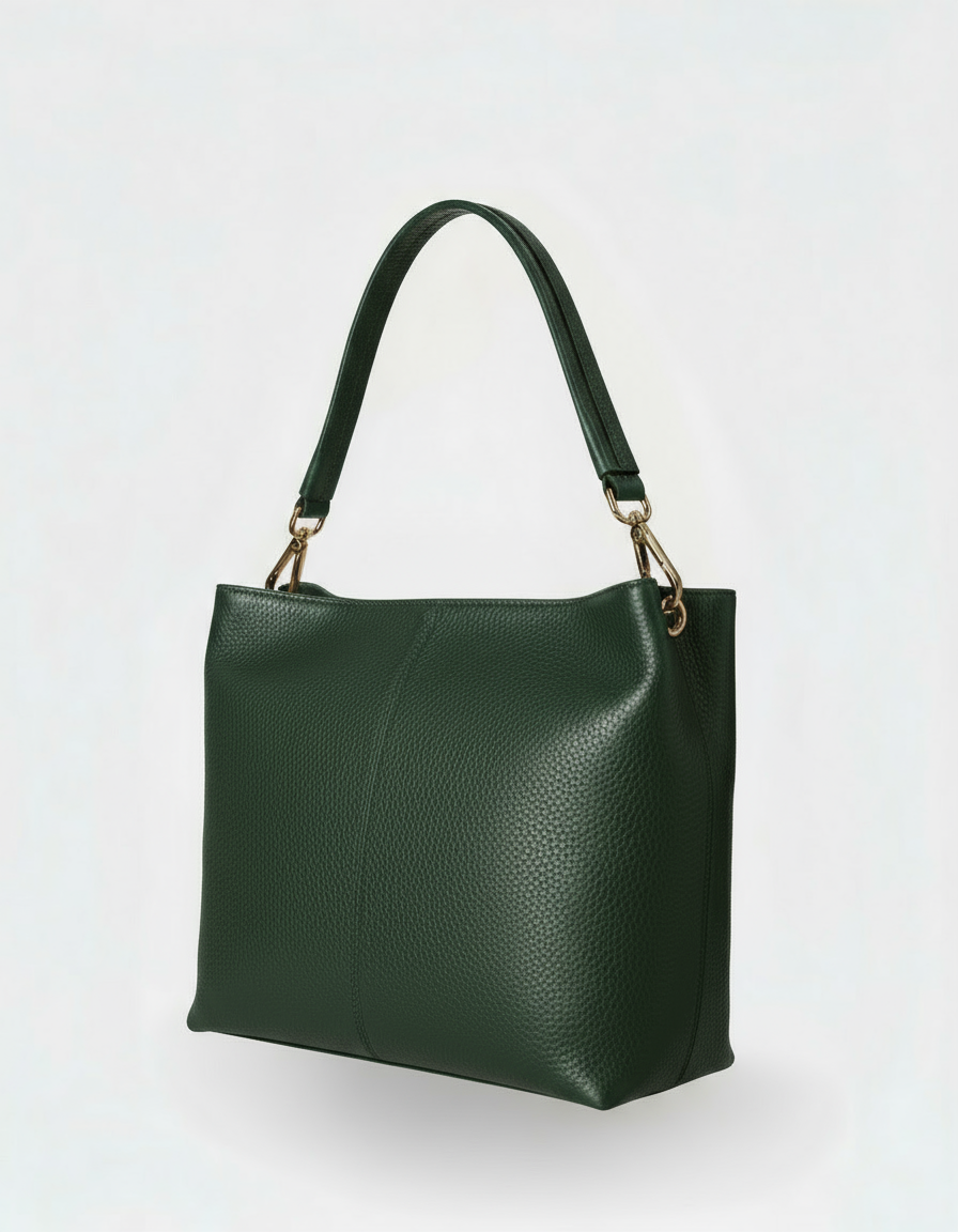 Silvia - Borsa a Spalla in Vera Pelle - LeBorsediFortedeiMarmi