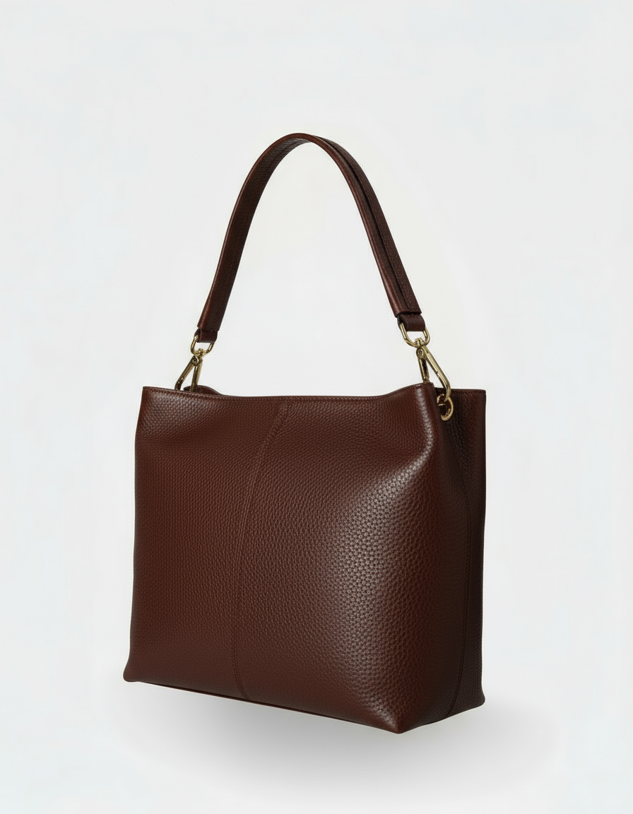 Silvia - Borsa a Spalla in Vera Pelle - LeBorsediFortedeiMarmi