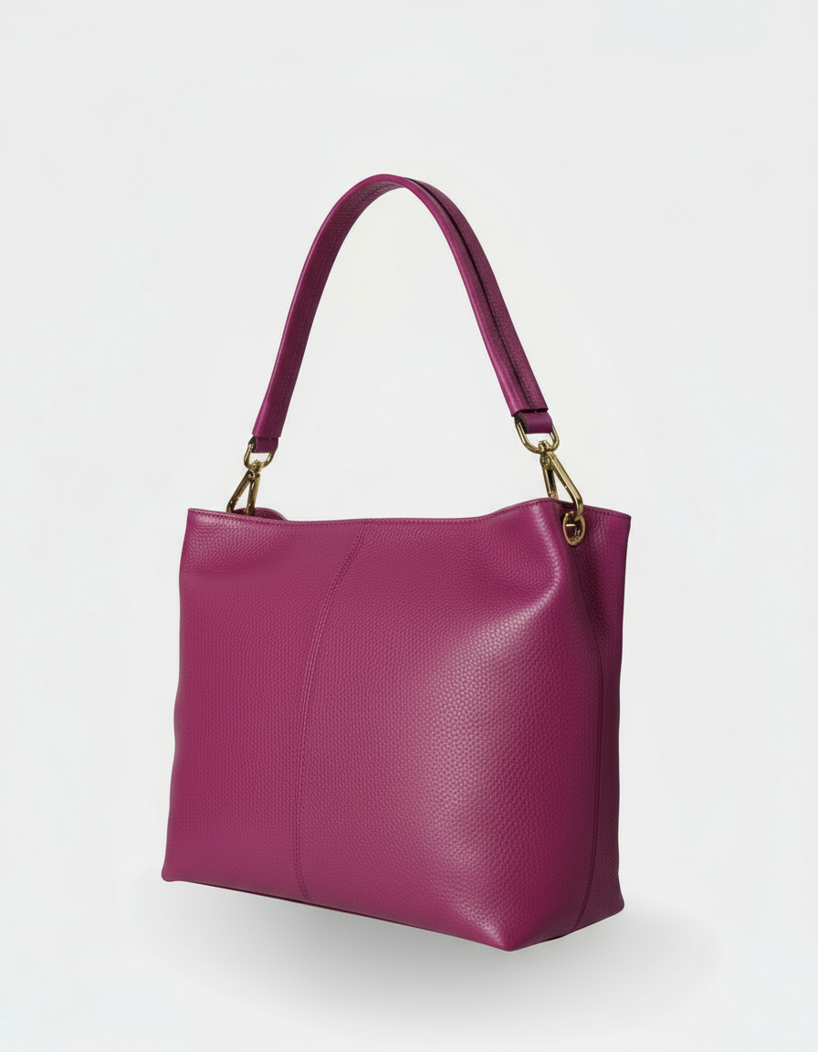 Silvia - Borsa a Spalla in Vera Pelle - LeBorsediFortedeiMarmi