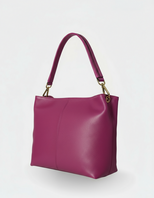 Silvia - Borsa a Spalla in Vera Pelle - LeBorsediFortedeiMarmi