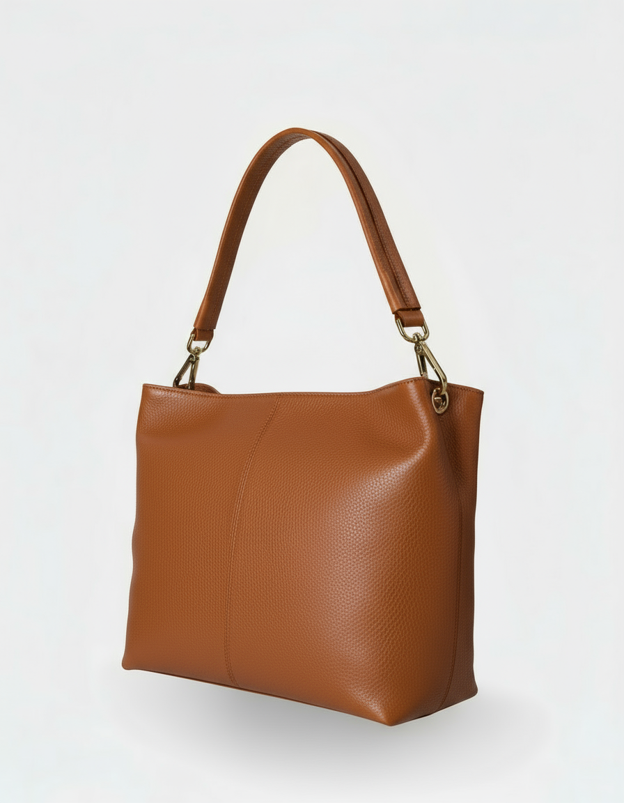 Silvia - Borsa a Spalla in Vera Pelle - LeBorsediFortedeiMarmi