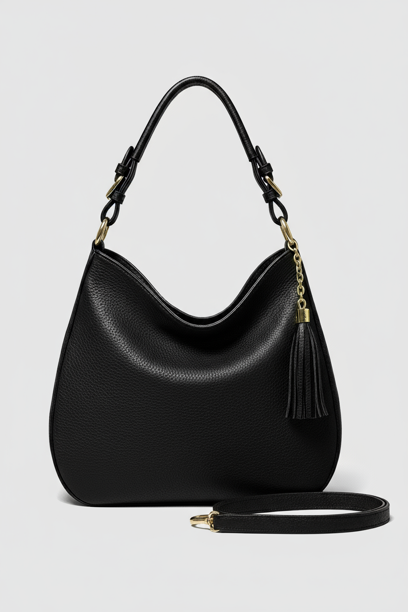 Alessia - Borsa a spalla con tracolla in VERA PELLE - Forte dei Marmi Collection