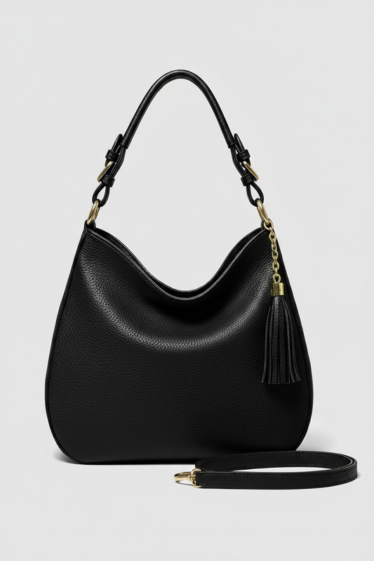 Alessia - Borsa a spalla con tracolla in VERA PELLE - Forte dei Marmi Collection