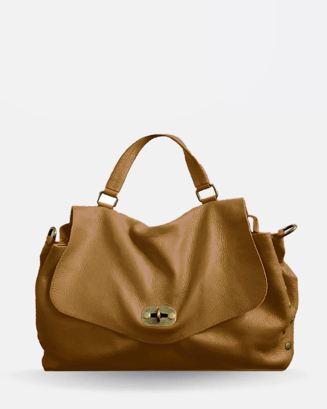 Amelia - Borsa Postina in Vera Pelle - Made in Italy