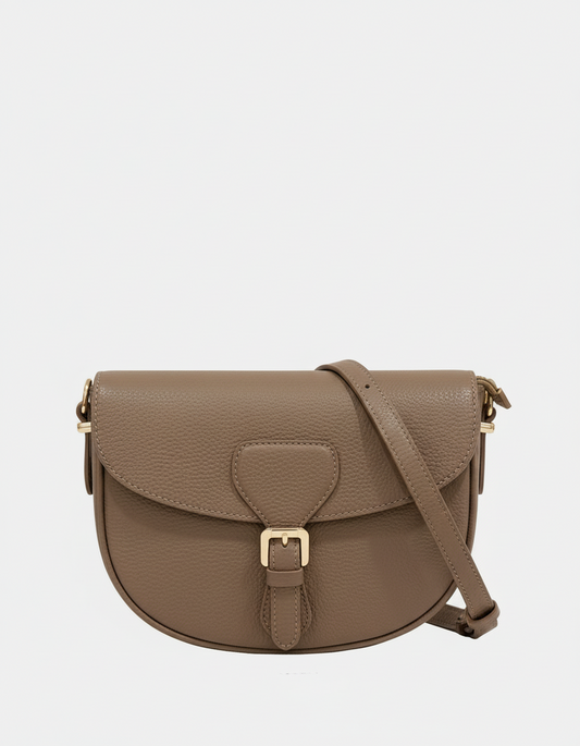 MOON - Borsa "Mezza-Luna" in Vera Pelle - Made in Italy