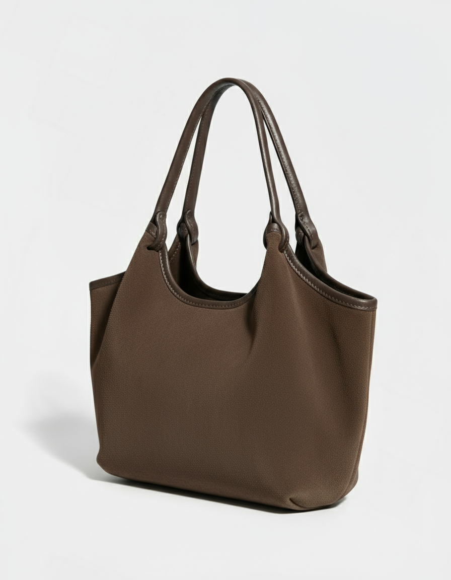 Laura - Borsa a mano con tracolla in Vera Pelle Scamosciata - Made in Italy - Le Borse di Forte dei Marmi