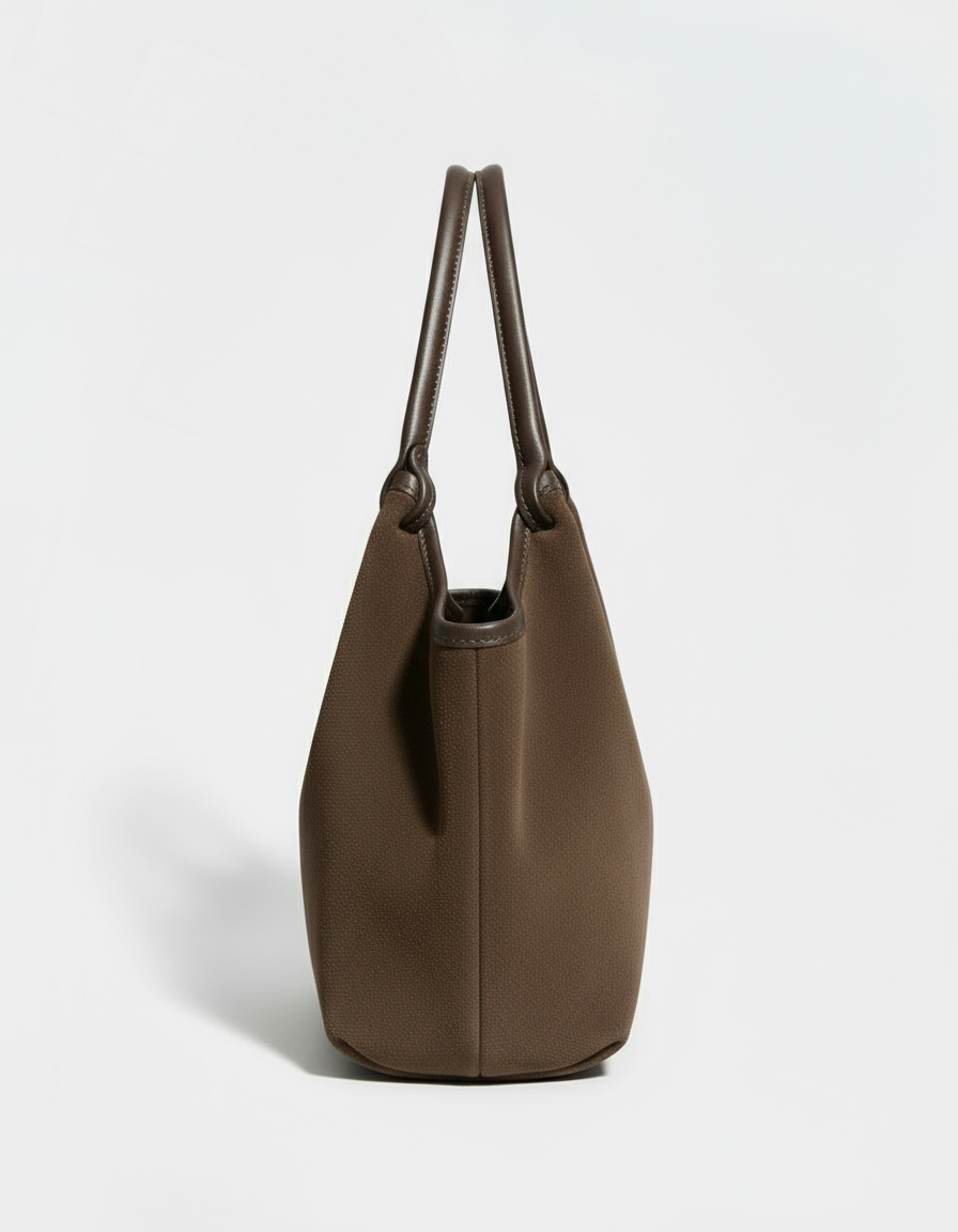 Laura - Borsa a mano con tracolla in Vera Pelle Scamosciata - Made in Italy - Le Borse di Forte dei Marmi