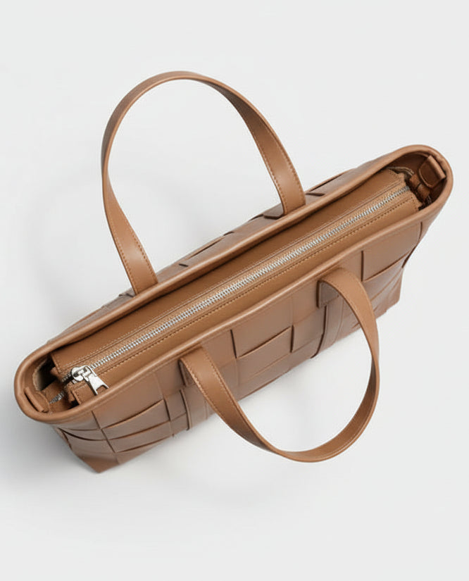 Claudia - Borsa in Vera pelle intrecciata - Made in Italy - Le Borse di Forte dei Marmi