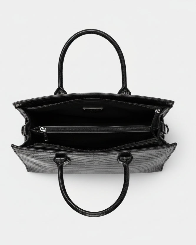 Ginevra - Borsa in Vera Pelle stampa Cocco - Made in Italy - Le Borse di Forte dei Marmi