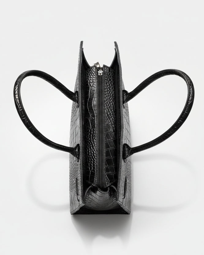 Ginevra - Borsa in Vera Pelle stampa Cocco - Made in Italy - Le Borse di Forte dei Marmi