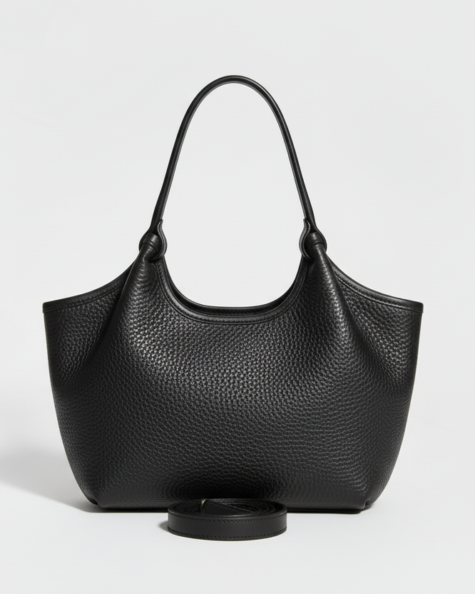 Laura - Borsa a mano con tracolla in Vera Pelle - Made in Italy - Le Borse di Forte dei Marmi