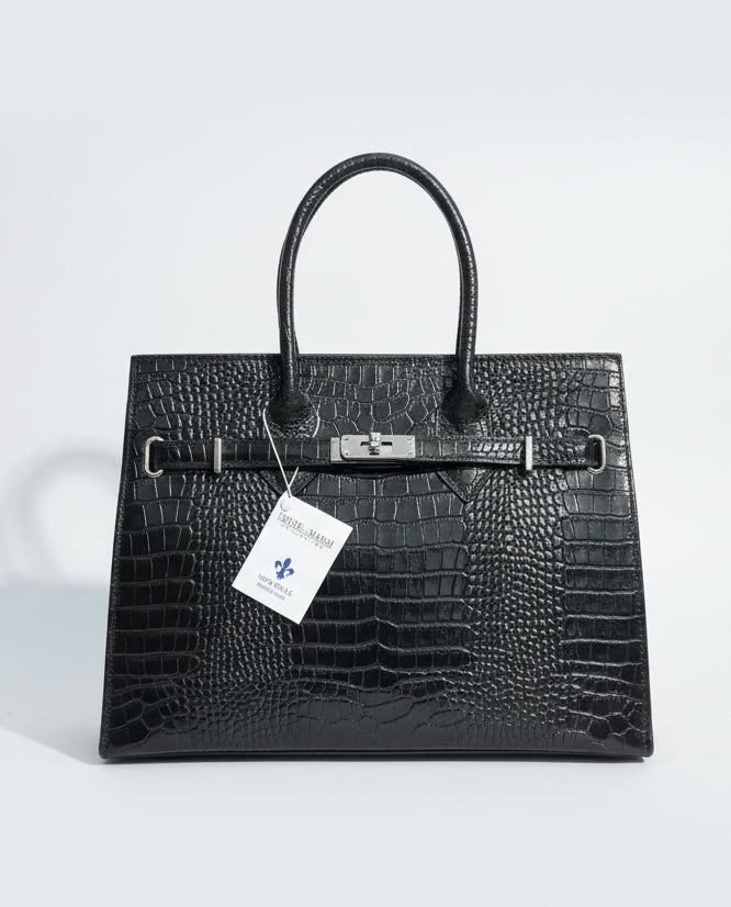 Ginevra - Borsa in Vera Pelle stampa Cocco - Made in Italy - Le Borse di Forte dei Marmi