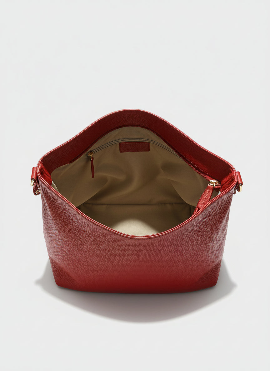 Comoda - Borsa a Spalla in Vera Pelle Made in Italy - Le Borse di Forte dei Marmi