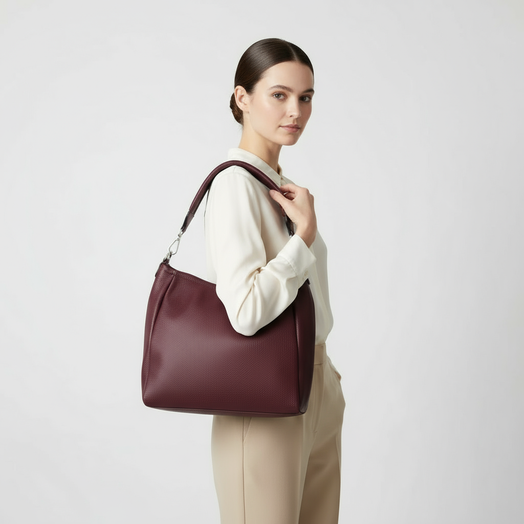 Diva - Borsa a spalla in Vera Pelle - Made in Italy - LeBorsedifortedeiMarmi