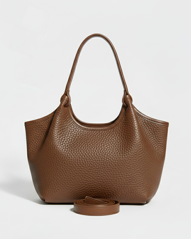 Laura - Borsa a mano con tracolla in Vera Pelle - Made in Italy - Le Borse di Forte dei Marmi