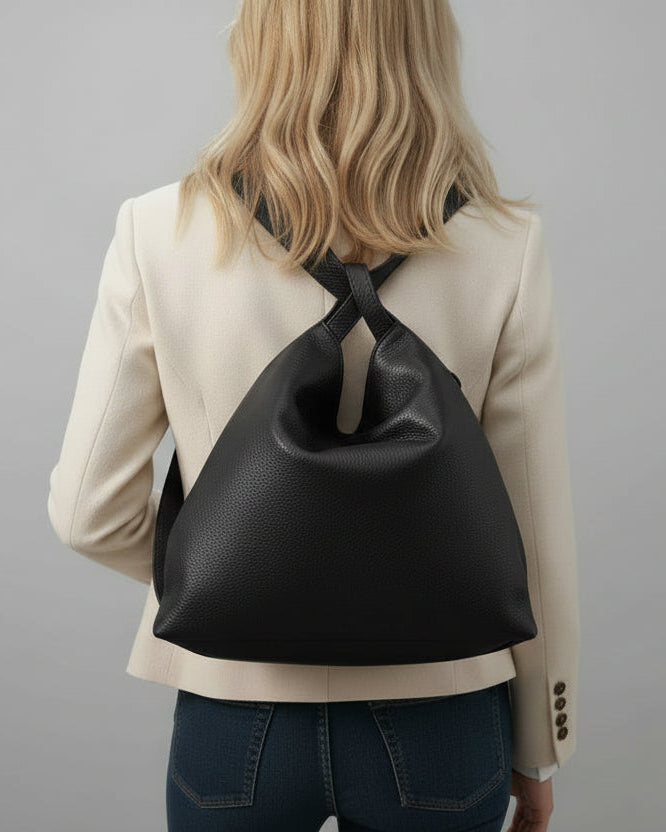 Andrea - Borsa/Zaino in Vera Pelle - Made in Italy - Le Borse di Forte dei Marmi